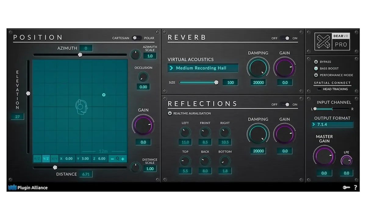 Screenshot of the Dear VR homepage