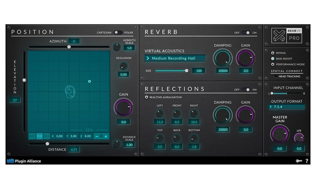 Screenshot of the Dear VR homepage